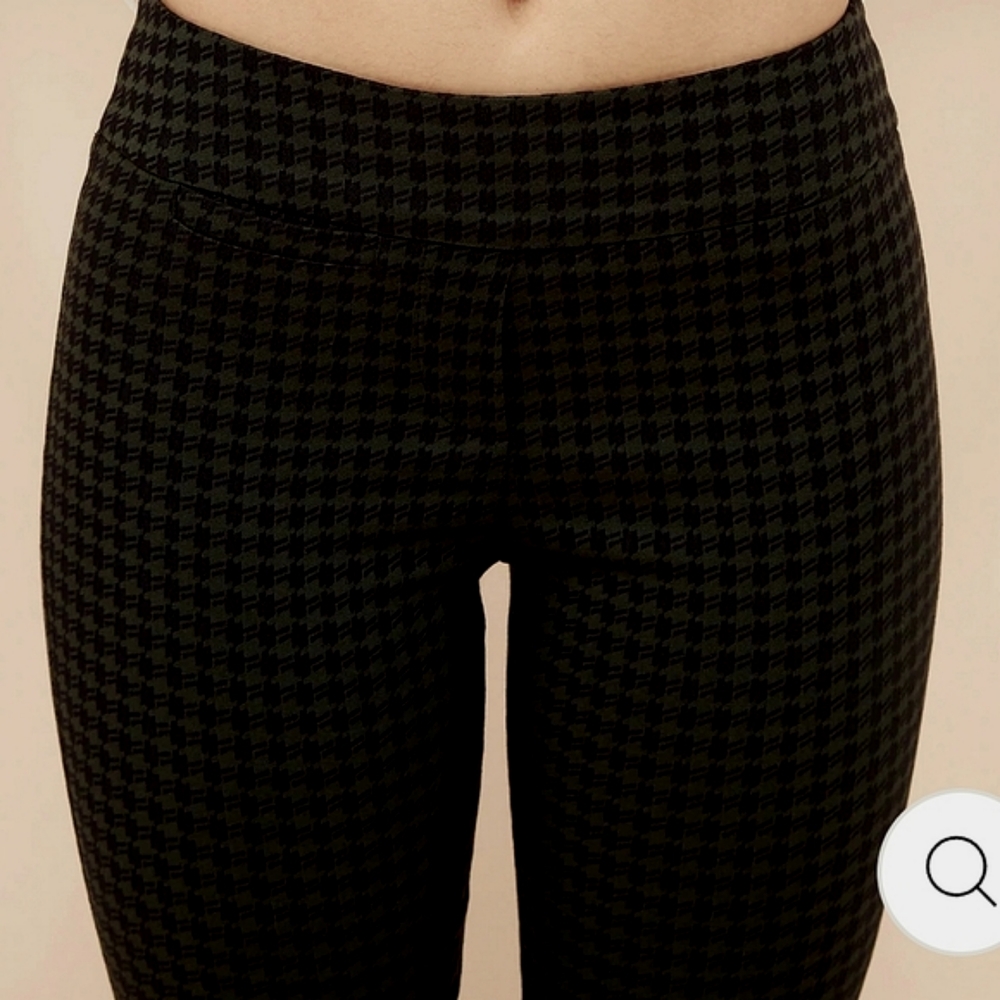 Margaret M Marlie Textured Houndstooth Slimming Pant - Picture 5 of 12